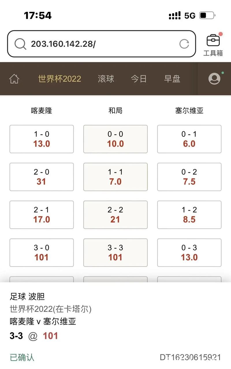 资深玩家分享世界杯滚球投注技巧